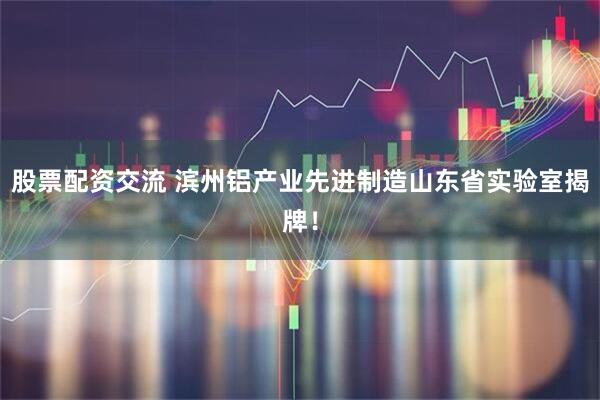 股票配资交流 滨州铝产业先进制造山东省实验室揭牌！