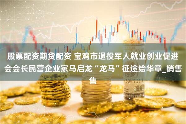股票配资期货配资 宝鸡市退役军人就业创业促进会会长民营企业家马启龙“龙马”征途绘华章_销售